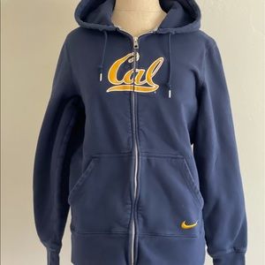 Cal Berkeley Nike zip up sweatshirt.